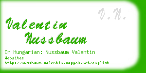 valentin nussbaum business card